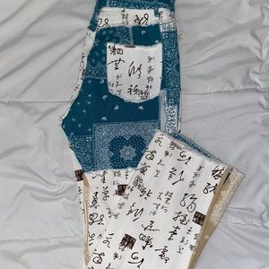 Jaded London dupe patchwork pants